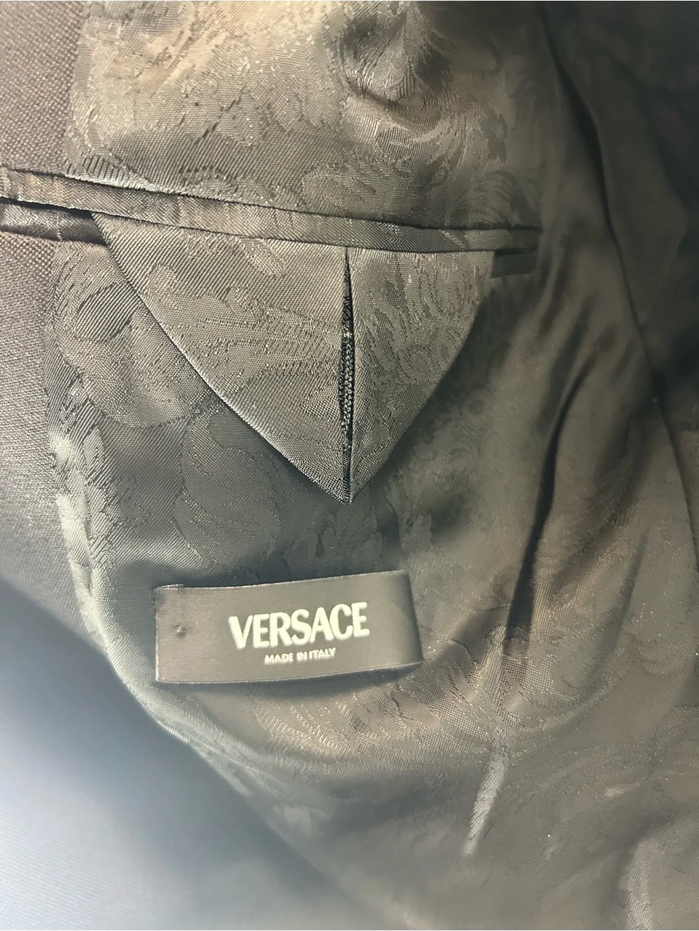 Versace Embellished Light Wool Blazer - Picture 7 of 10